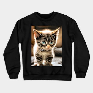 Cute Funny Kittens Beautiful Cats Crewneck Sweatshirt